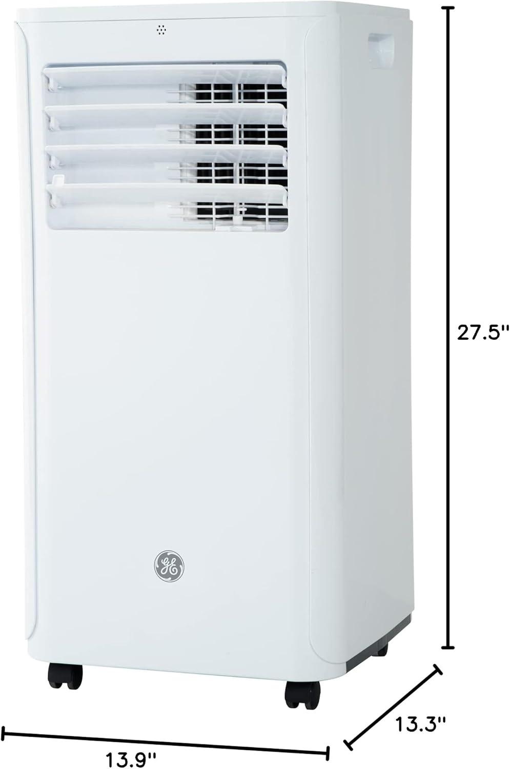 White 6100 BTU Portable Air Conditioner with Remote