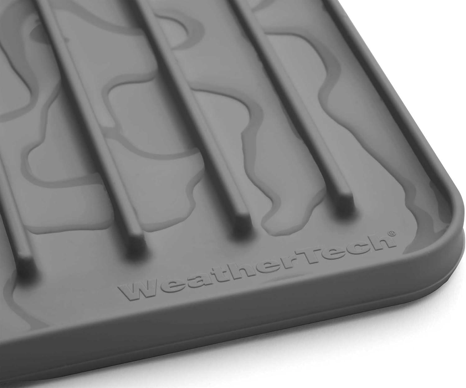 WeatherTech DishMat - Drip Dry Hand-Washed Dish Drying Mat (8ADSH03DG, Slate)