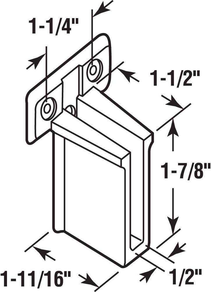 Wire Shelf End Bracket, Pack of 6