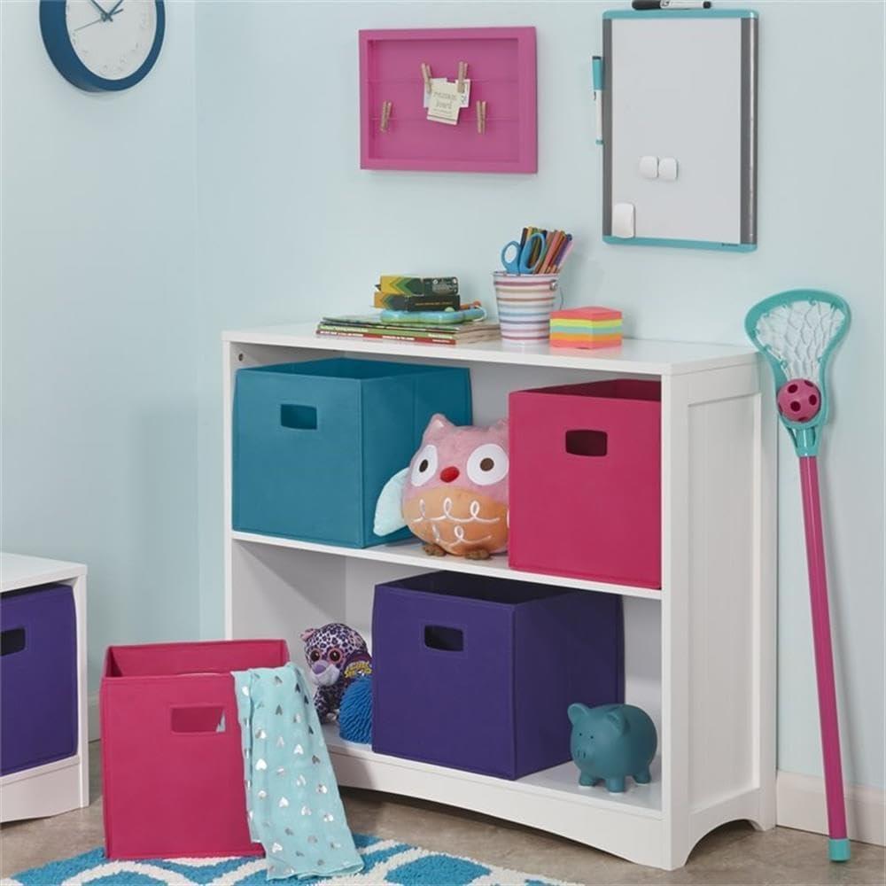 RiverRidge Home RiverRidge Kids Playroom Horizontal Toy Organizer Bookshelf with Open Storage Shelves