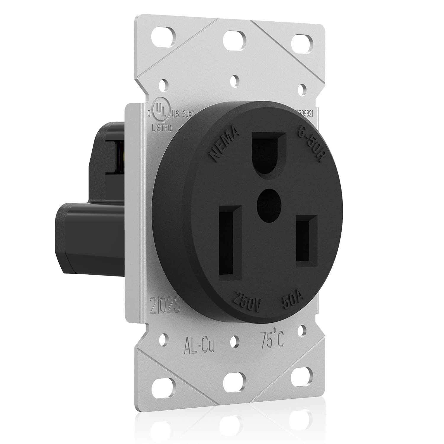 50 Tamper Resistant Single Outlet