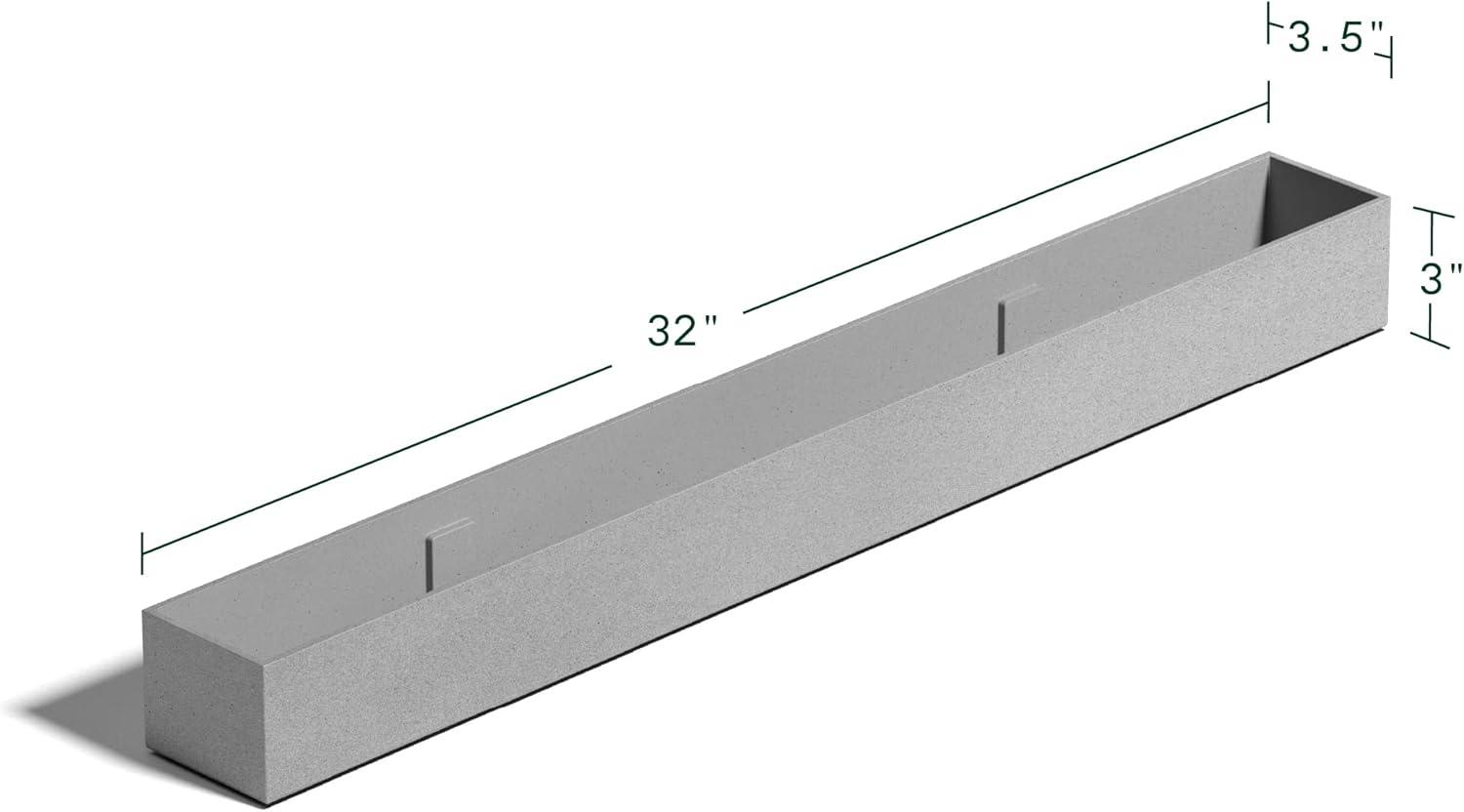 Geo Series Plastic Planter Box