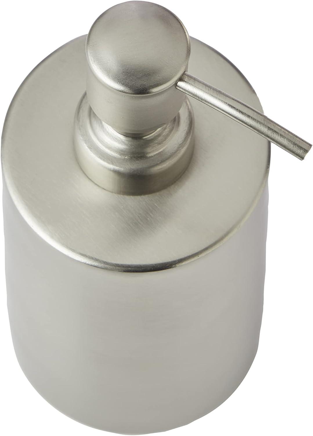 SKL Home Roche Lotion/Soap dispenser, Nickel, 6 oz.