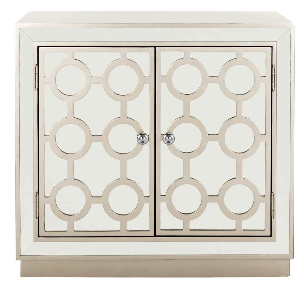 Kaia 2 Door Chest - CHS6404 - Champagne/Mirror - Safavieh