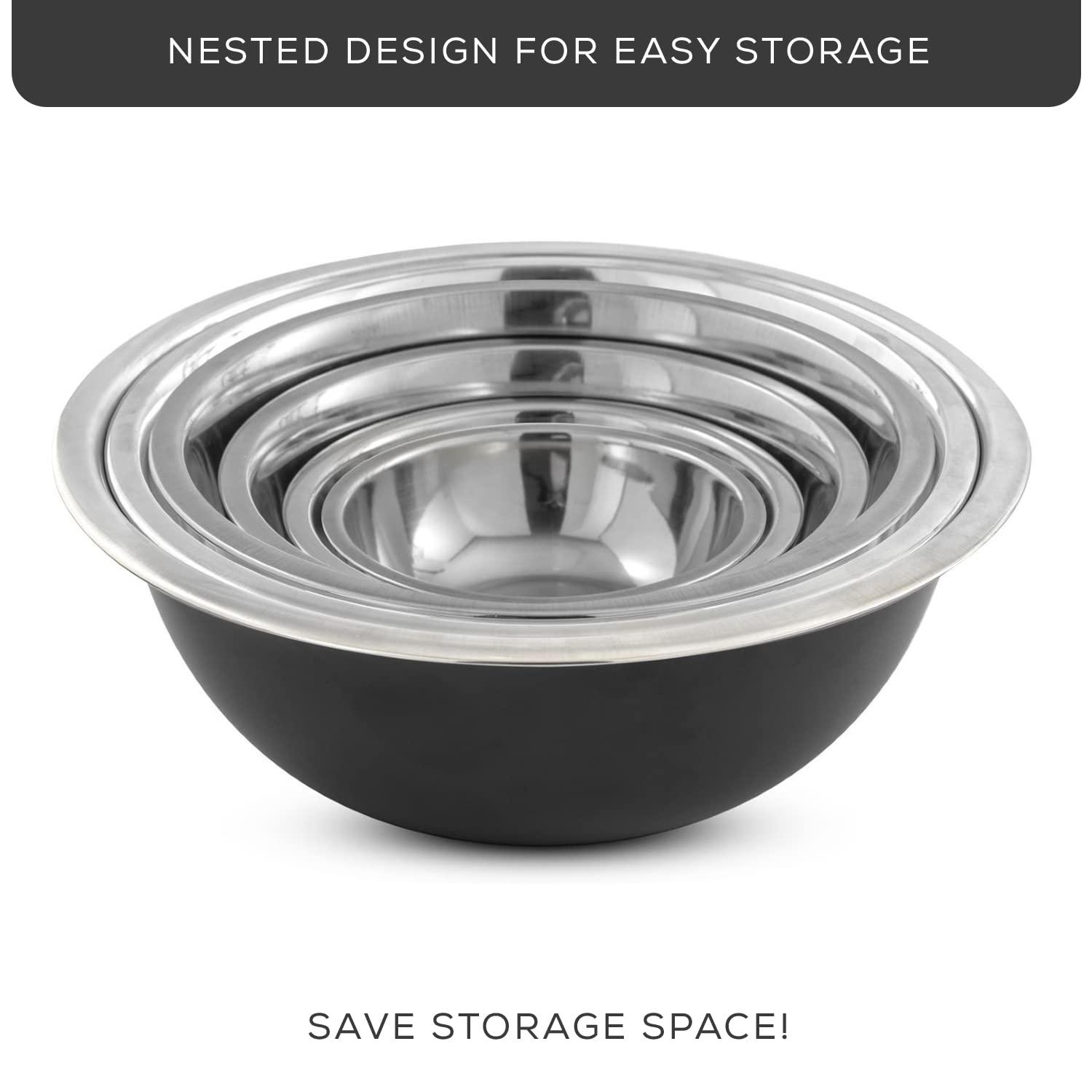 JoyJolt Joyjolt Stainless Steel Mixing Bowl, Set Of 6