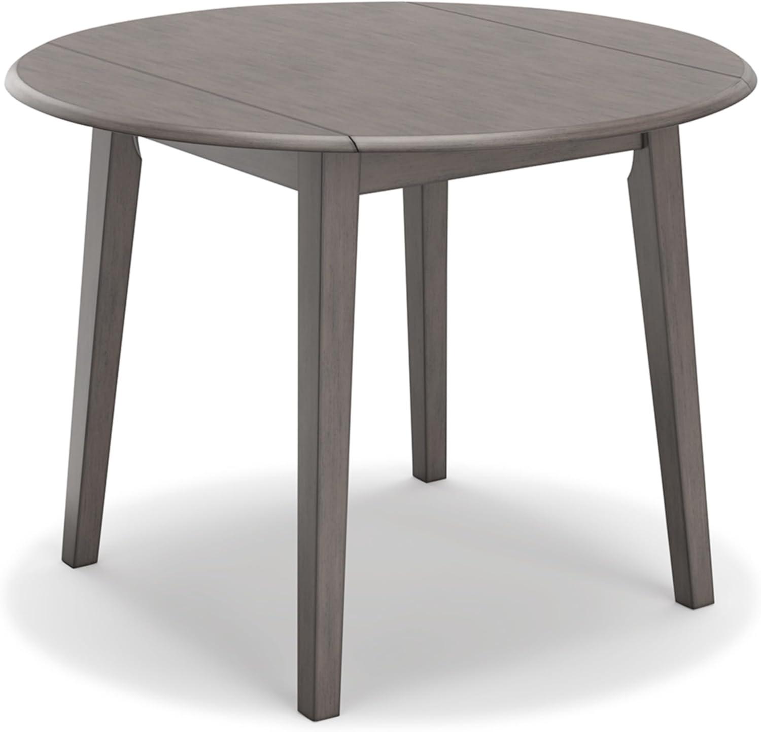 George Oliver Extendable Round Solid Wood Base Dining Table