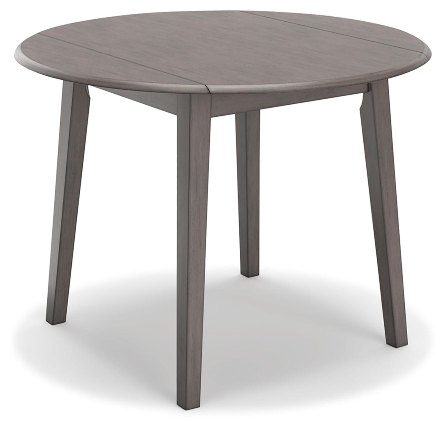 George Oliver Extendable Round Solid Wood Base Dining Table