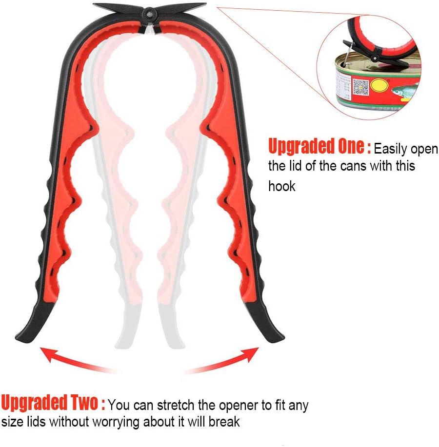 Bottle Opener for Arthritic Hand,Jar Opener for Old People, Children, Women, Those with Weak Hands,Multifunctional Kitchen Gadgets (02-Blue)