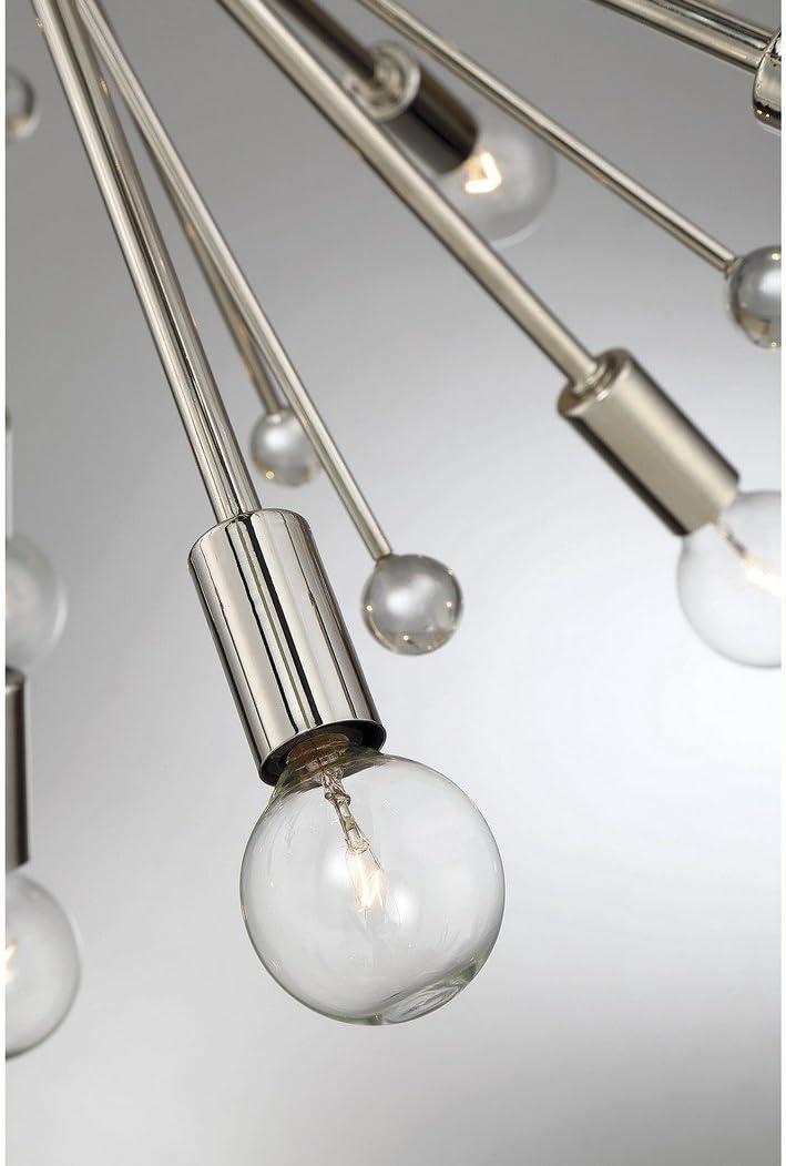 Savoy House Galea 24 - Light Chandelier in  Polished Nickel