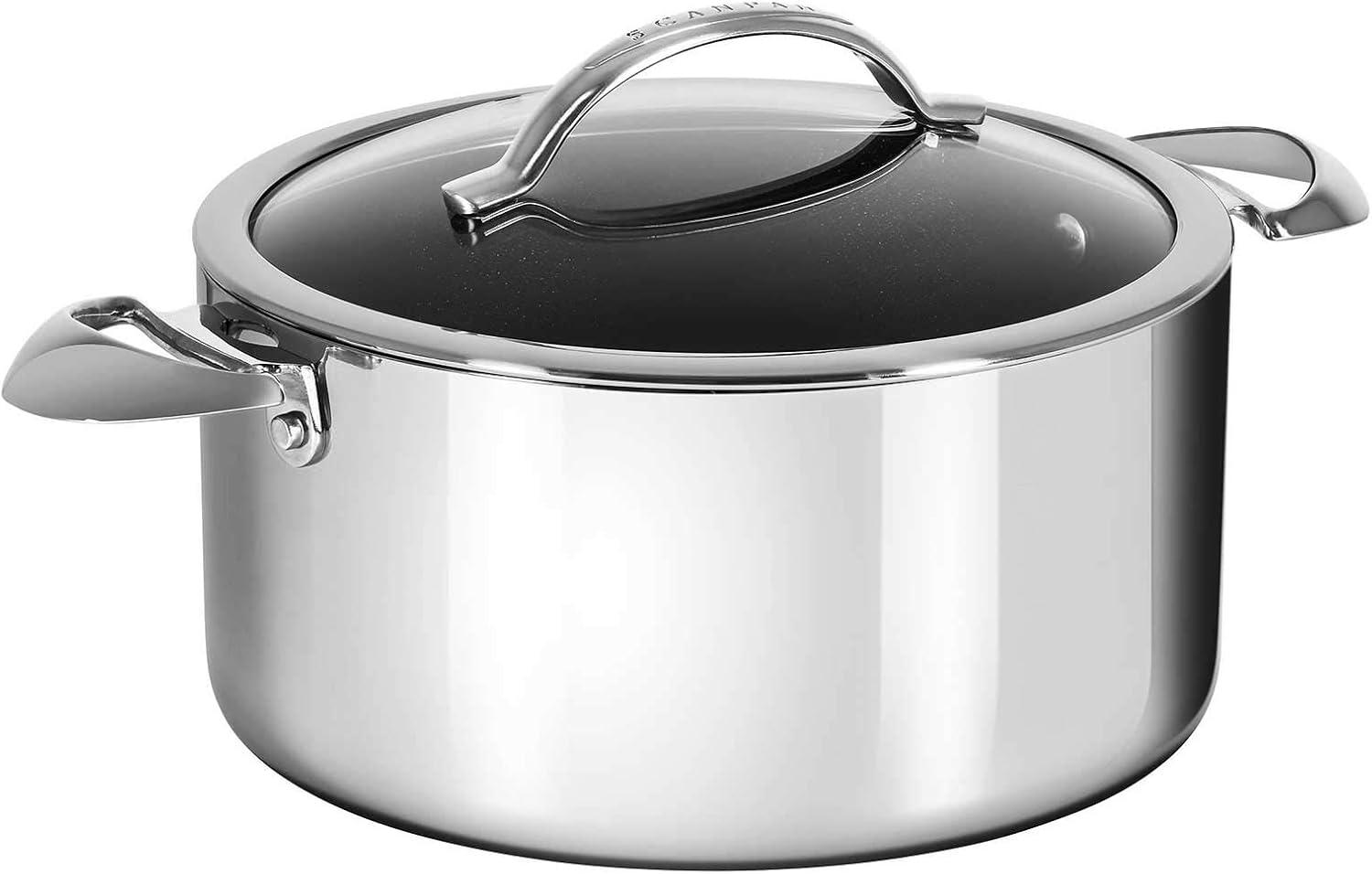 SCANPAN SCANPAN Haptiq 10 Piece Stainless Steel Non Stick Cookware Set