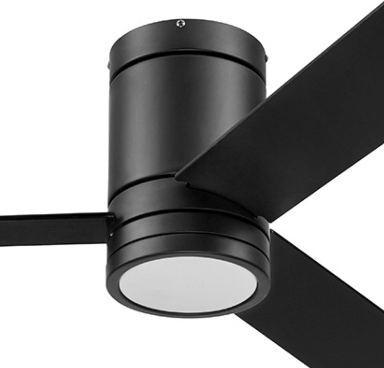 Prominence Home 52 in Espy Matte Black Remote Control 3 Blades Ceiling Fan, Matte