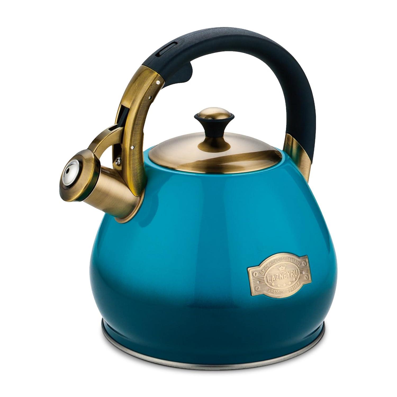 Tea Kettle -3.0 Quart Tea Kettles Stovetop Whistling Teapot Stainless Steel Tea Pots for Stove Top Whistle Tea Pot