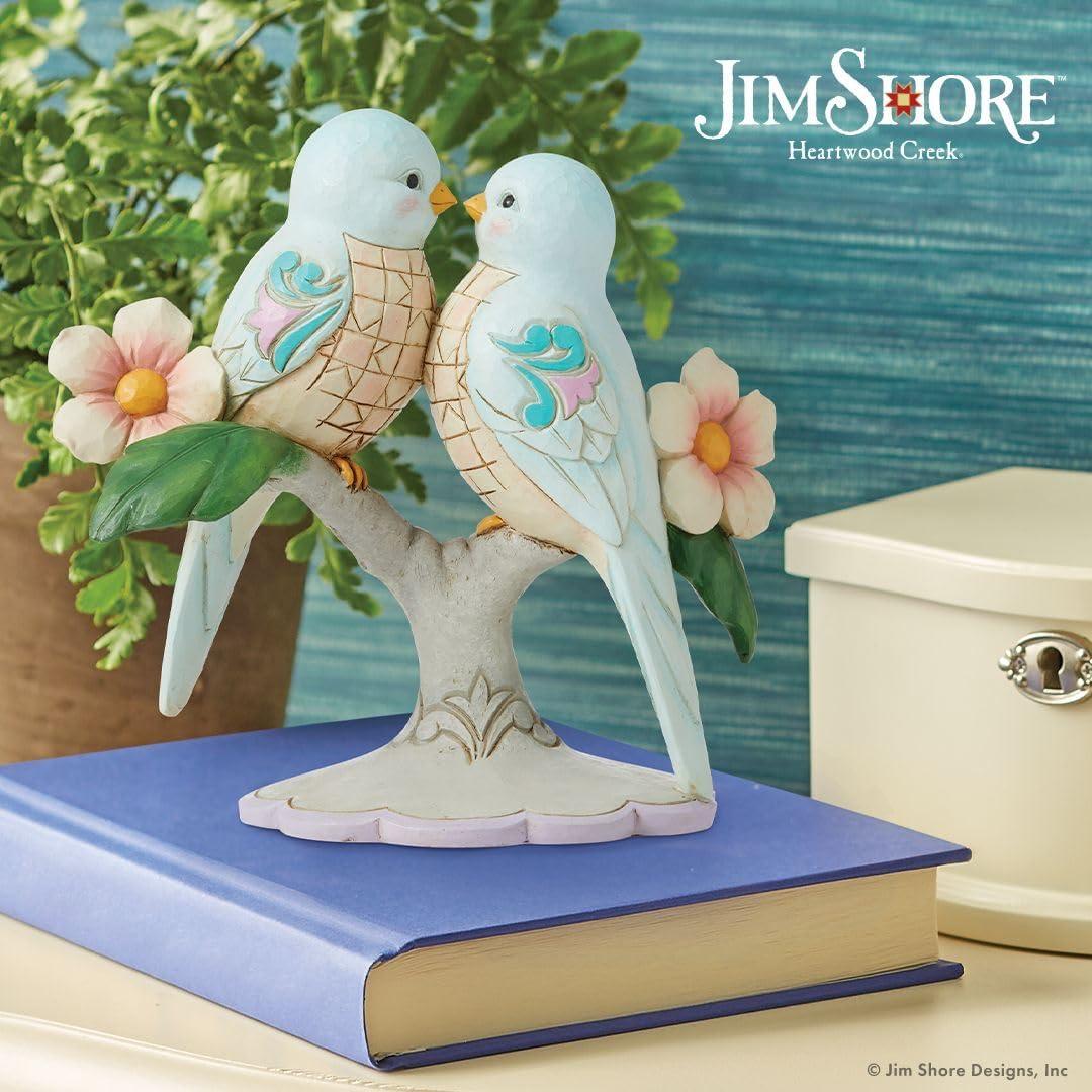 Jim Shore Heartwood Creek Figurine Two Lovebirds