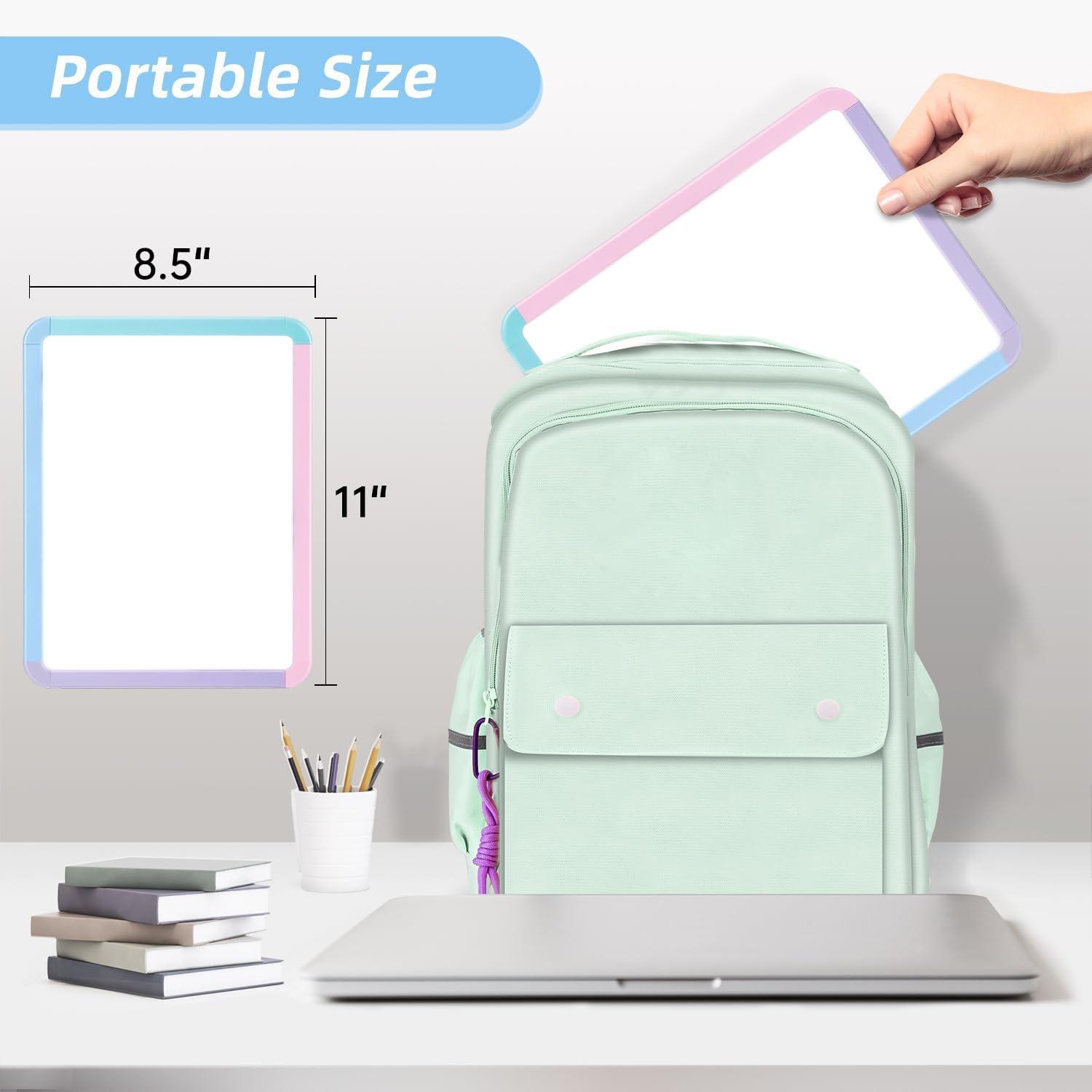 VUSIGN Small Dry Erase Whiteboard, 8.5 x 11 Inches White Board for Kids, Students, Fridge, Locker, Mini Dry Erase Board