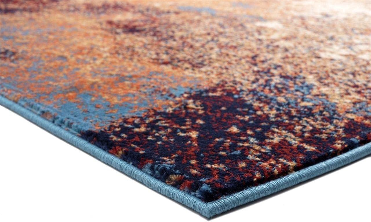 Luxe Weavers Modern Splatter Abstract Area Rug