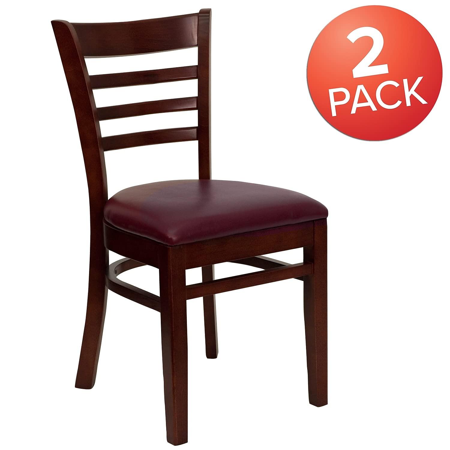 Red Barrel Studio® Ladder Back Wooden Restaurant Chair
