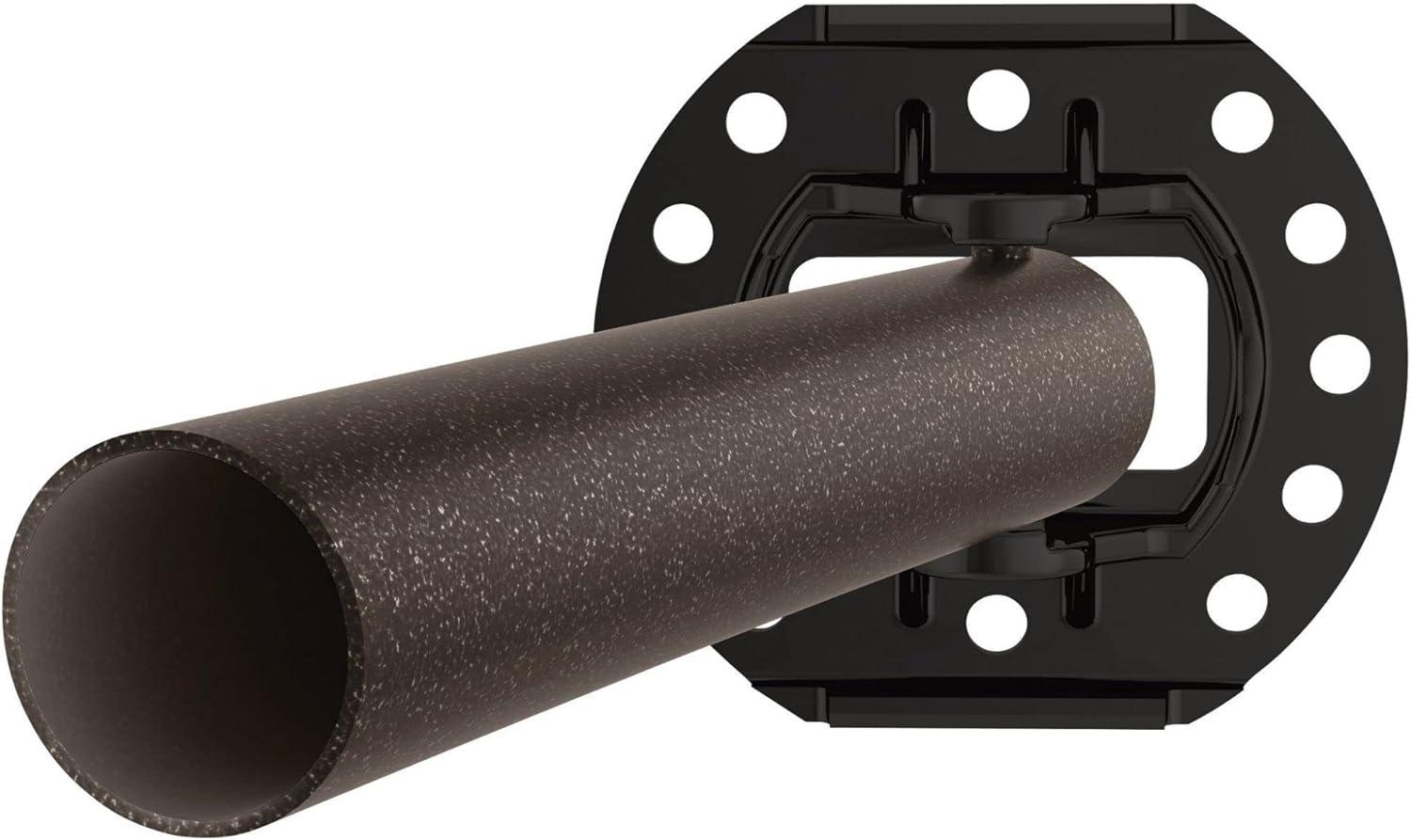 Moen 54-Inch to 72-Inch Adjustable Length Fixed Mount Single Curved Shower Curtain Rod
