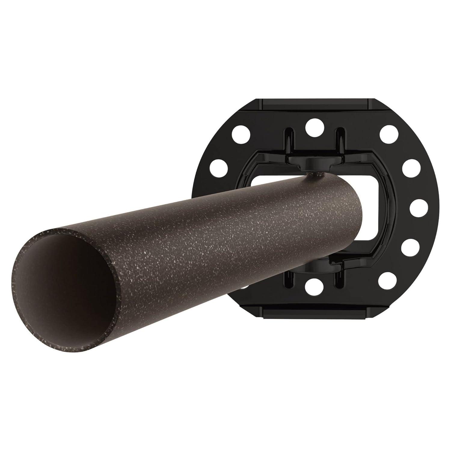 Moen 54-Inch to 72-Inch Adjustable Length Fixed Mount Single Curved Shower Curtain Rod