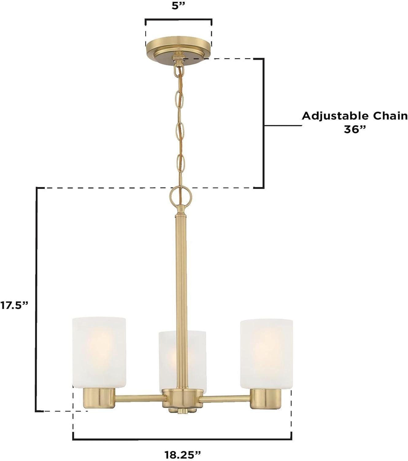 Sylvestre 3 - Light Cylinder Chandelier