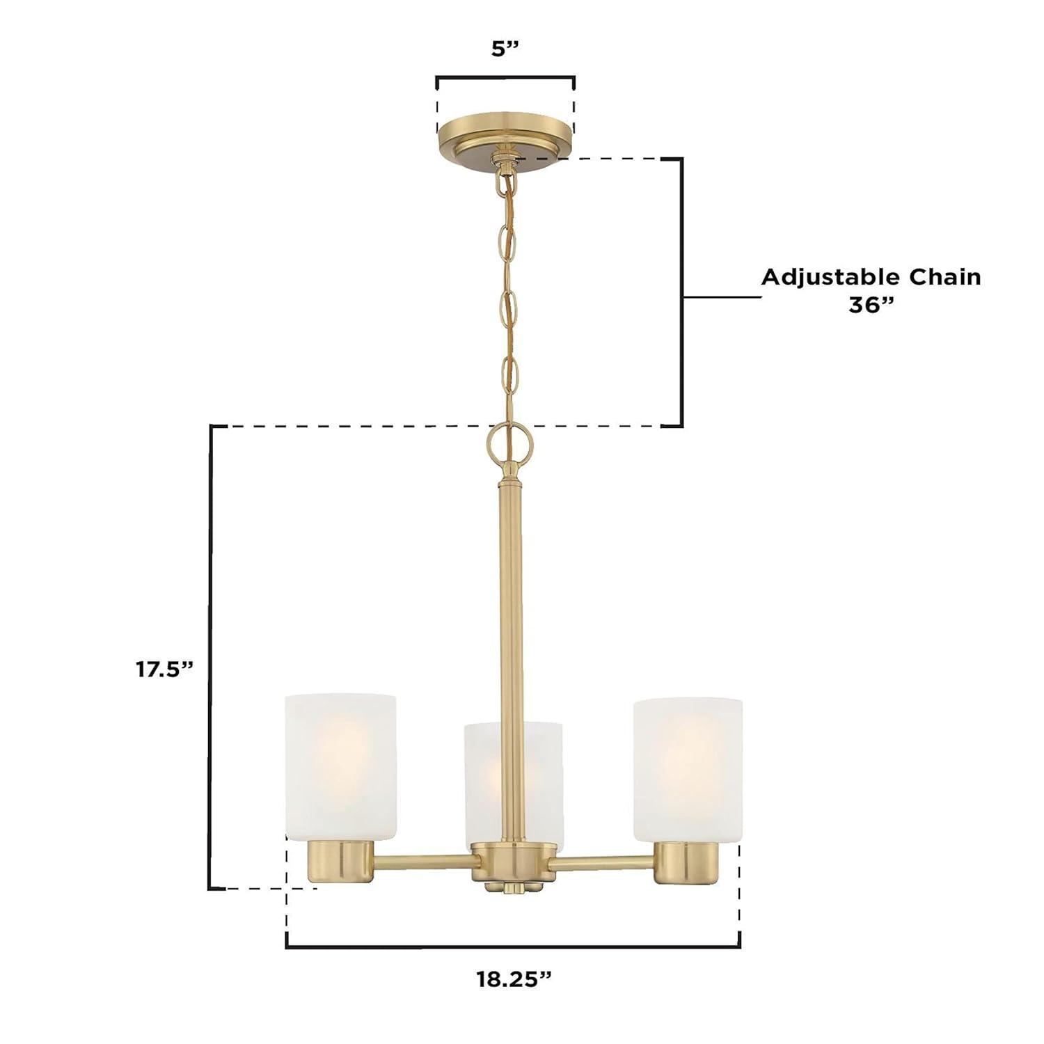 Sylvestre 3 - Light Cylinder Chandelier