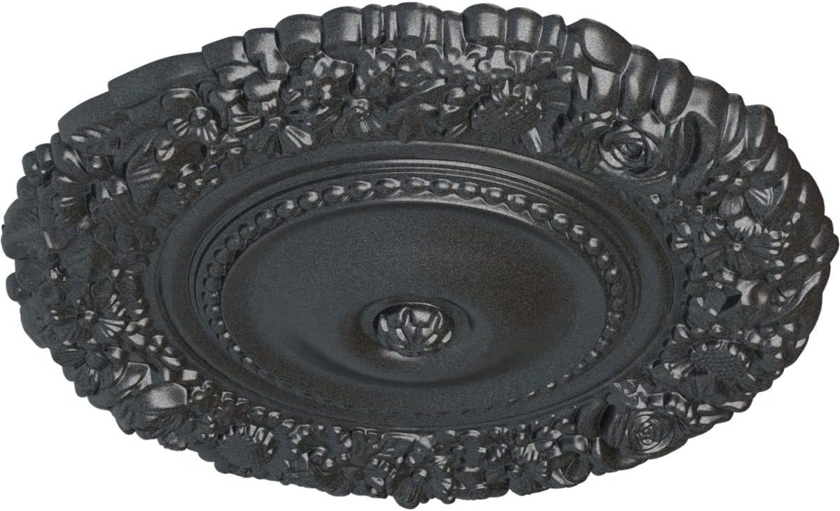 Ekena Millwork 21"OD x 2"P Marseille Ceiling Medallion (Fits Canopies up to 7 3/8")