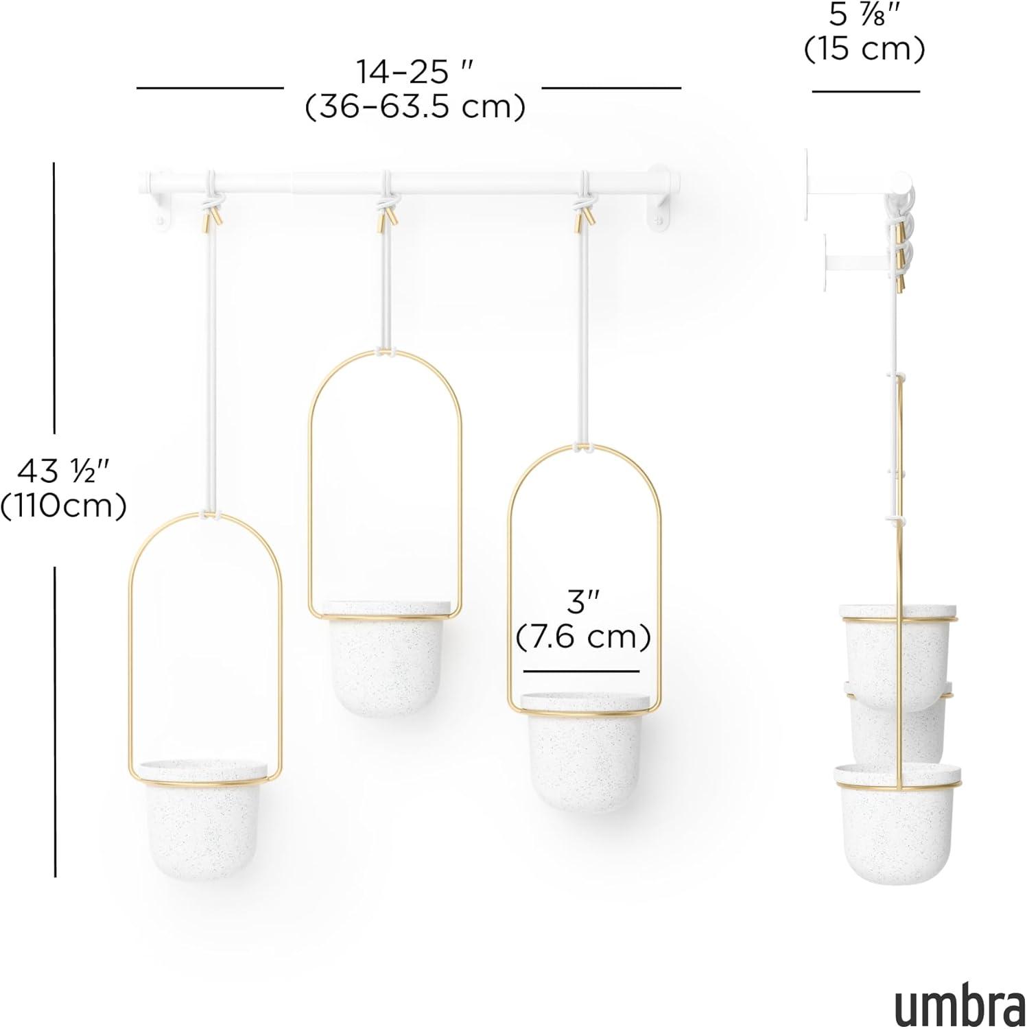 Umbra Triflora 3 Hanging Wall Planter