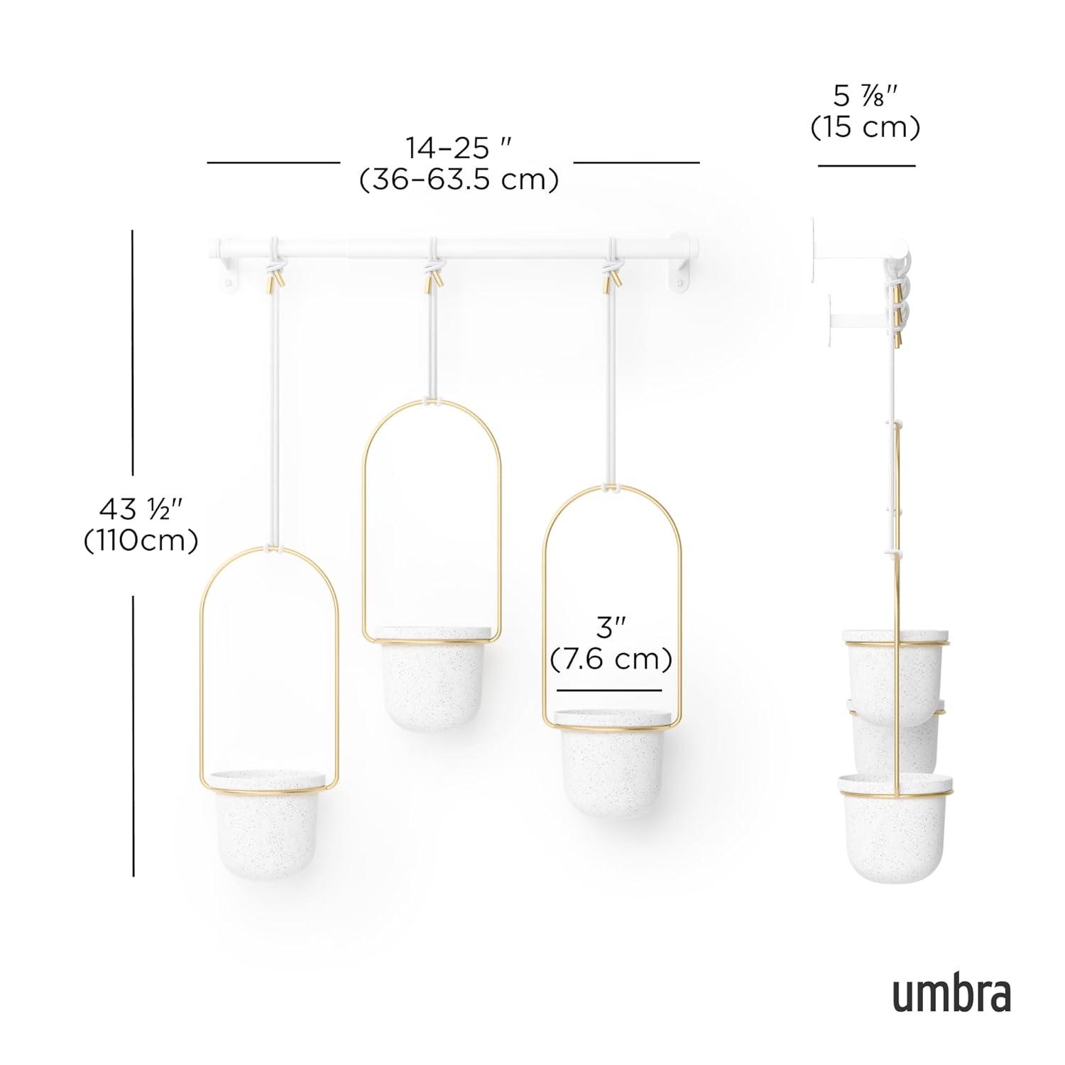 Umbra Triflora 3 Hanging Wall Planter