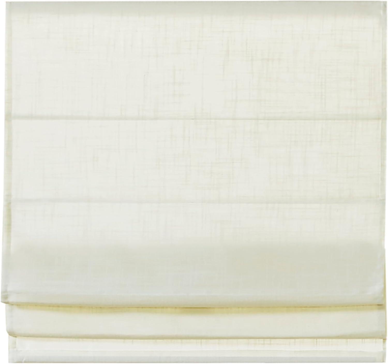 Madison Park Kyler Linen Blend Light Filtering Single Roman Shade