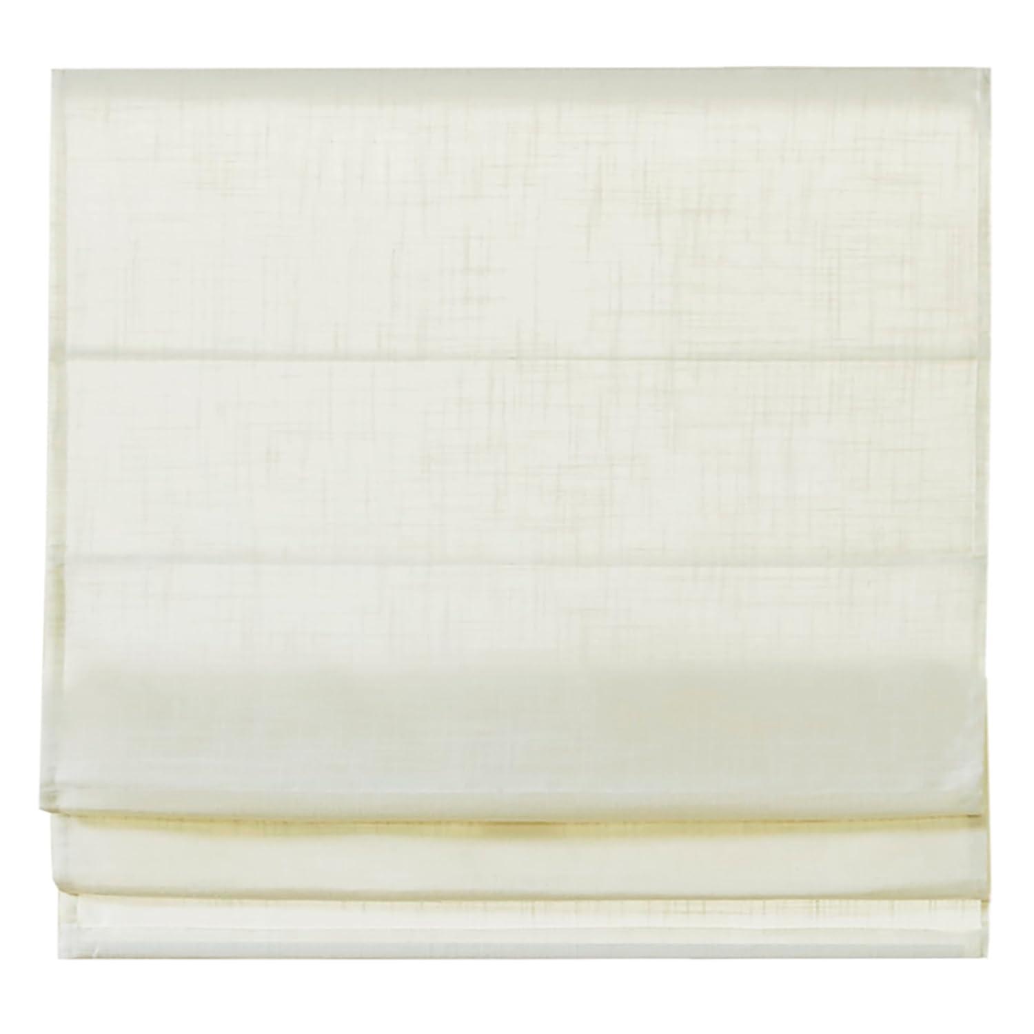 Madison Park Kyler Linen Blend Light Filtering Single Roman Shade