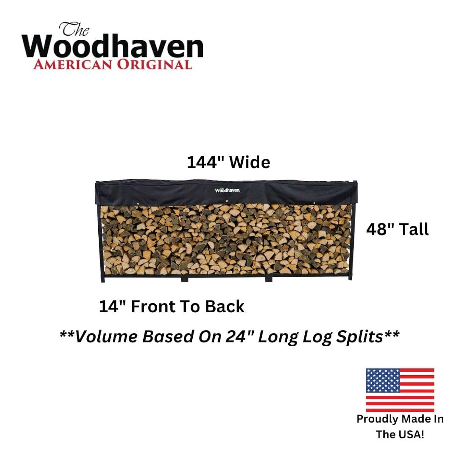 Woodhaven Metal Log Rack