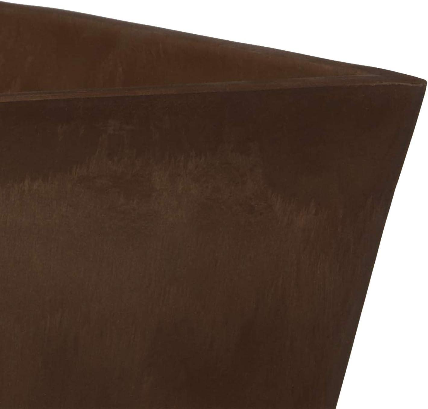 Modern Square Eco-Friendly Planter - 12" Rust & Weather Resistant