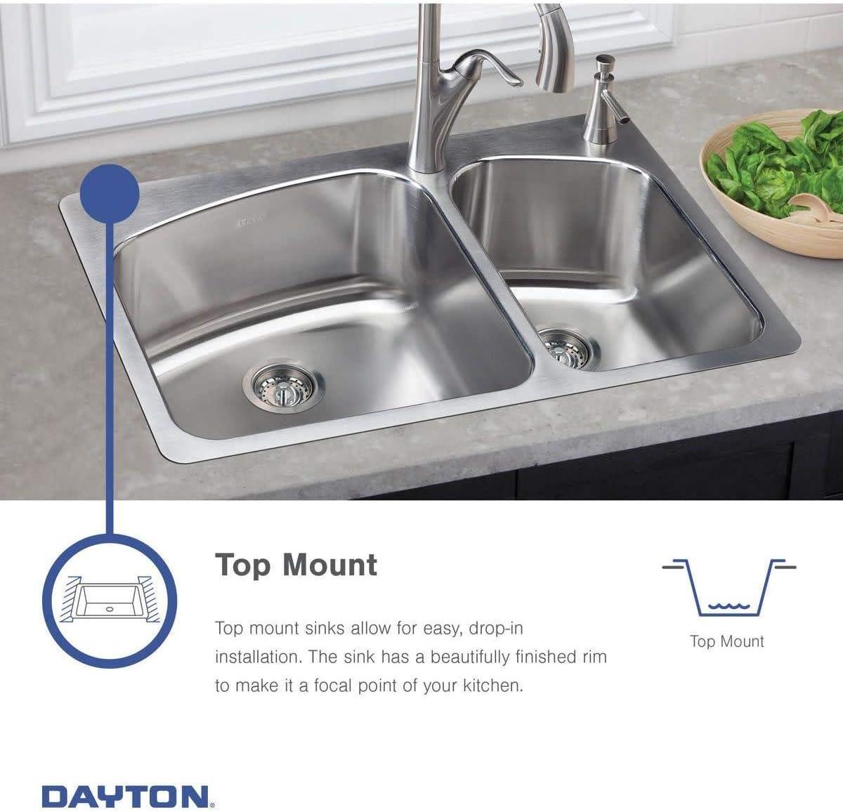 Elkay 24 Inch Stainless Steel Single Bowl Drop-In Laundry Sink