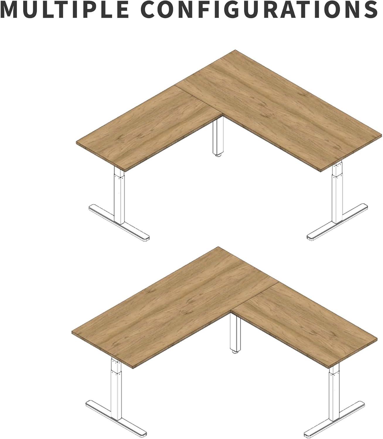 67in x 60in L-Shaped Electric Desk, 3E6B Series