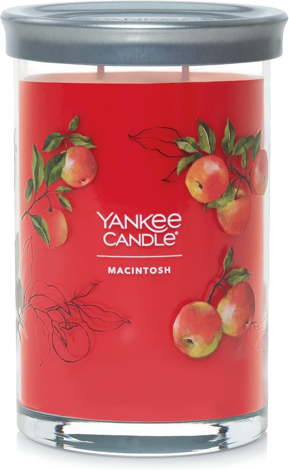 Yankee Candle Signature Large 2-Wick Candle, Macintosh, 20 oz