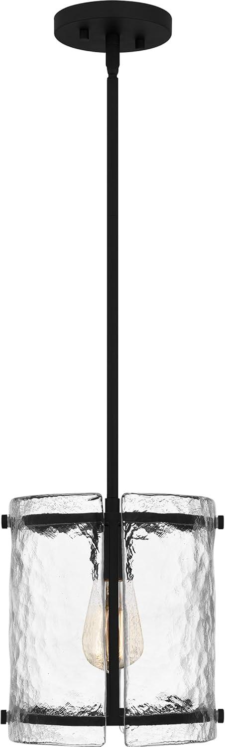 Quoizel Lighting Fortress 1 - Light Pendant in  Earth Black