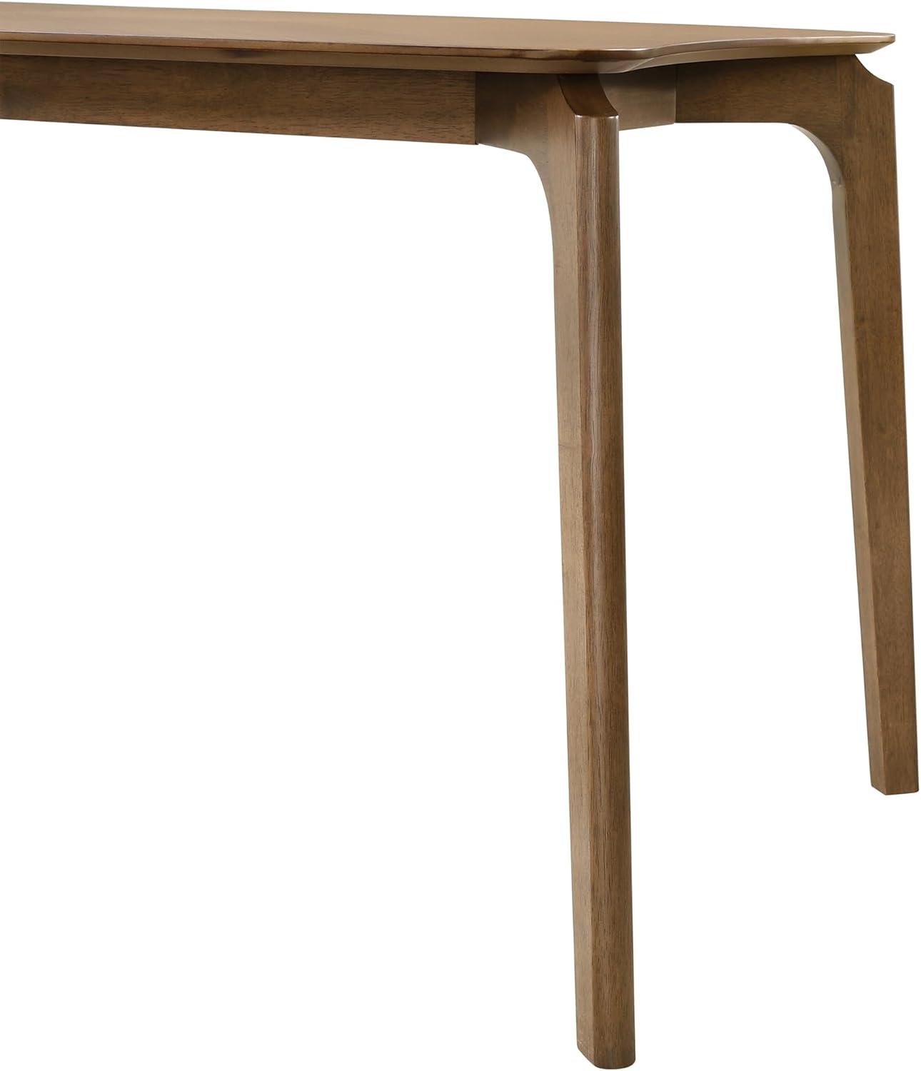 Kalia Wood Dining Table in Walnut Finish