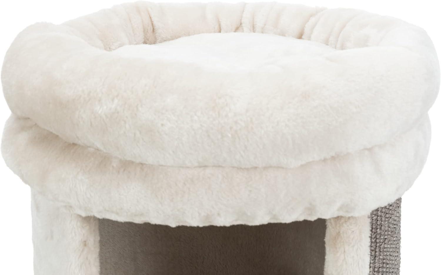 TRIXIE TRIXIE Mexia 29" Cat Tower, 2-Story Cat Condo, Removable Cushions, Cat Bed, Sisal Cat Scratcher, Cat Cube