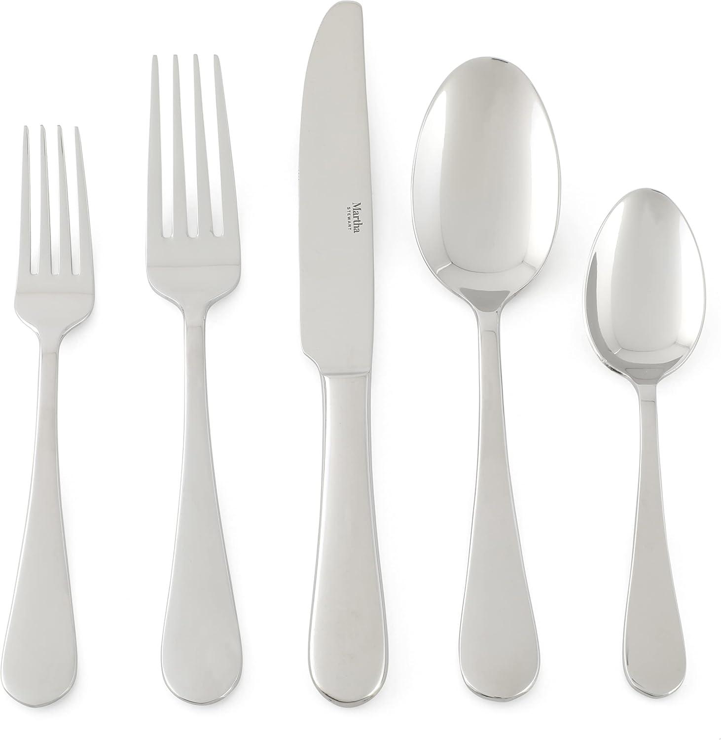 Elegant Stainless Steel 20-Piece Flatware Set