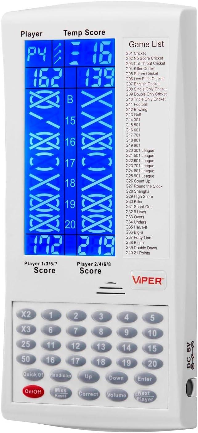 Viper ProScore Electronic Dart Scorer White