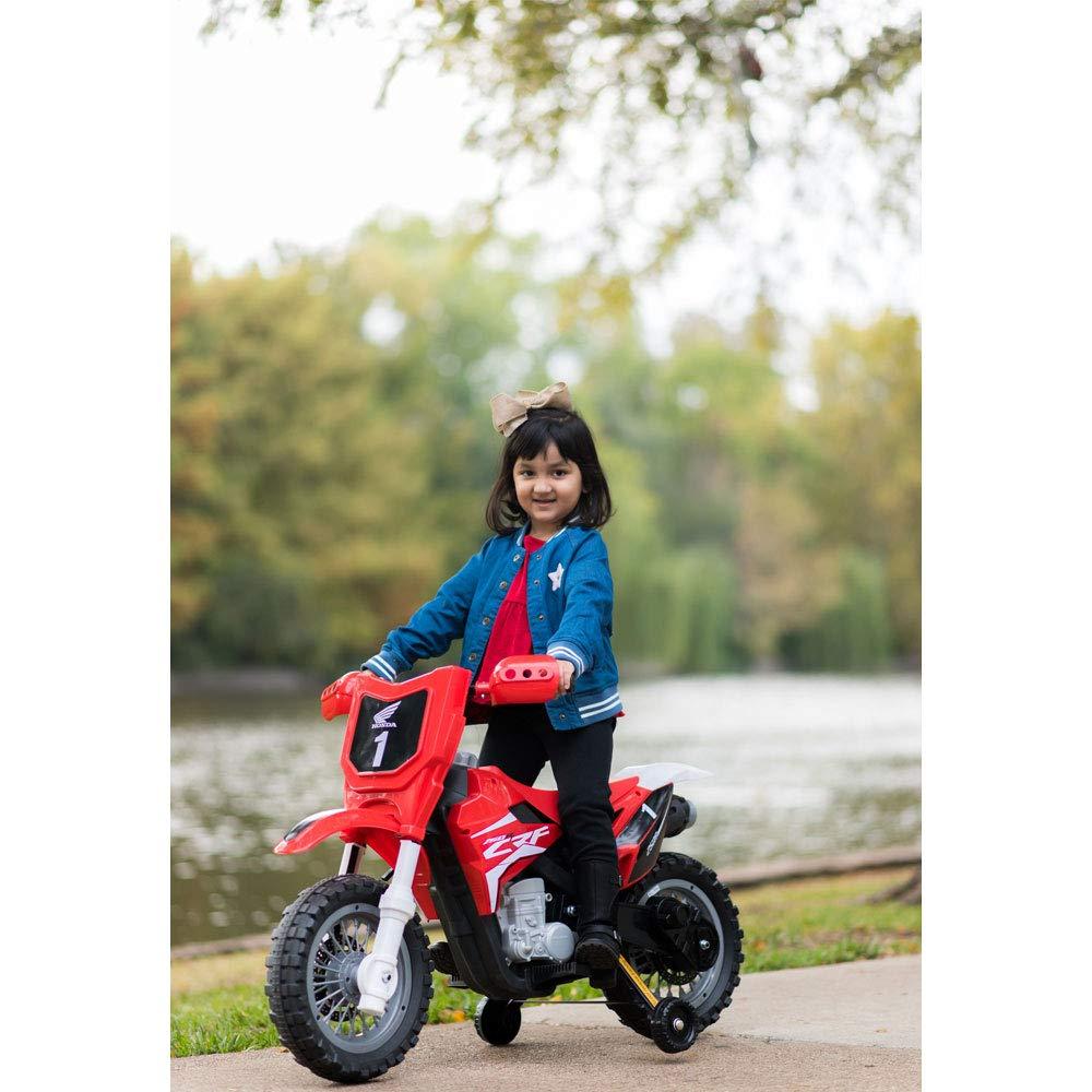 Best Ride On Cars Honda CRF250R Toddler Kids Electric 6V Toy Dirt Bike, Red