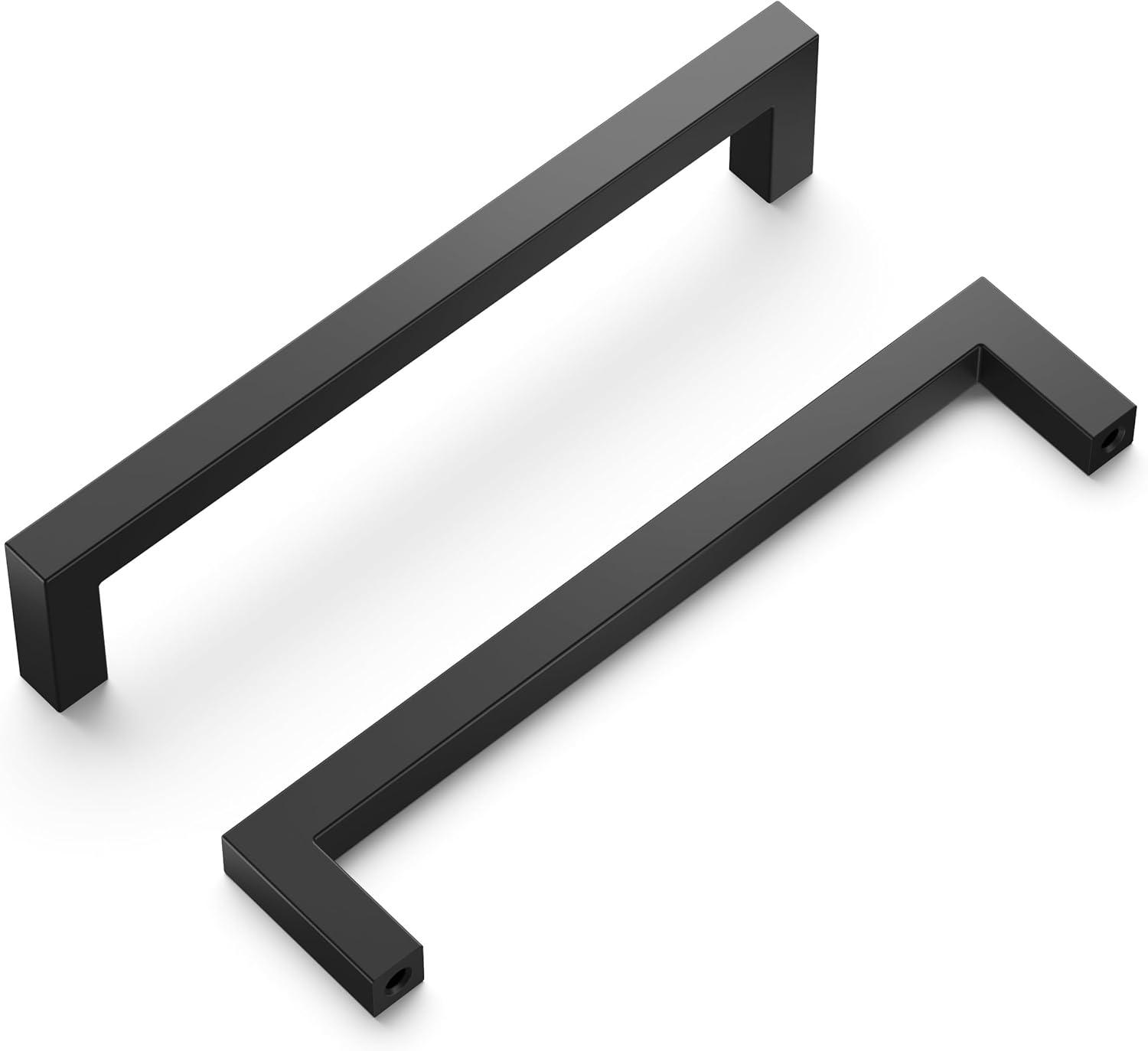 Heritage Designs Kitchen Cabinet Handles, 5 1/16" Square Drawer Pulls for Cabinet Doors, Dresser Drawers