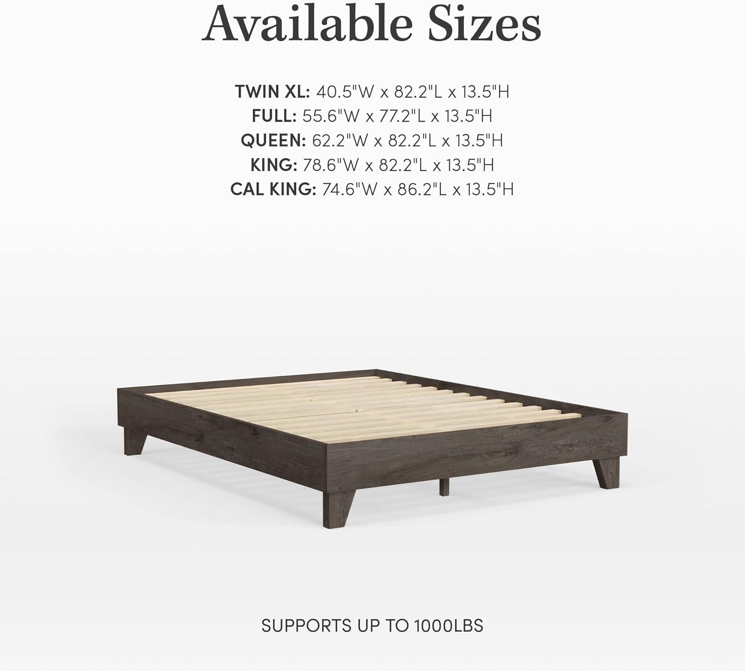 Dedrie Solid Wood Bed