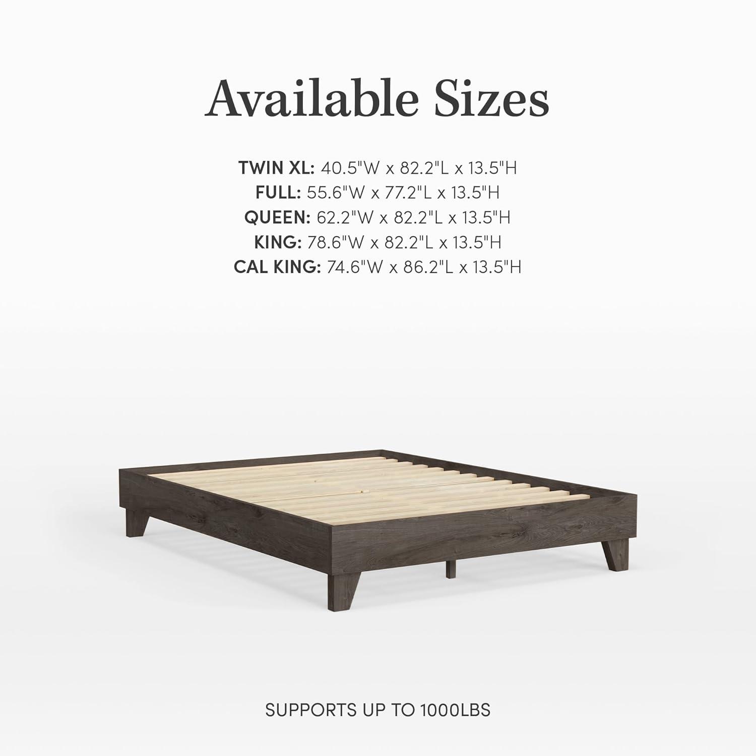 Dedrie Solid Wood Bed