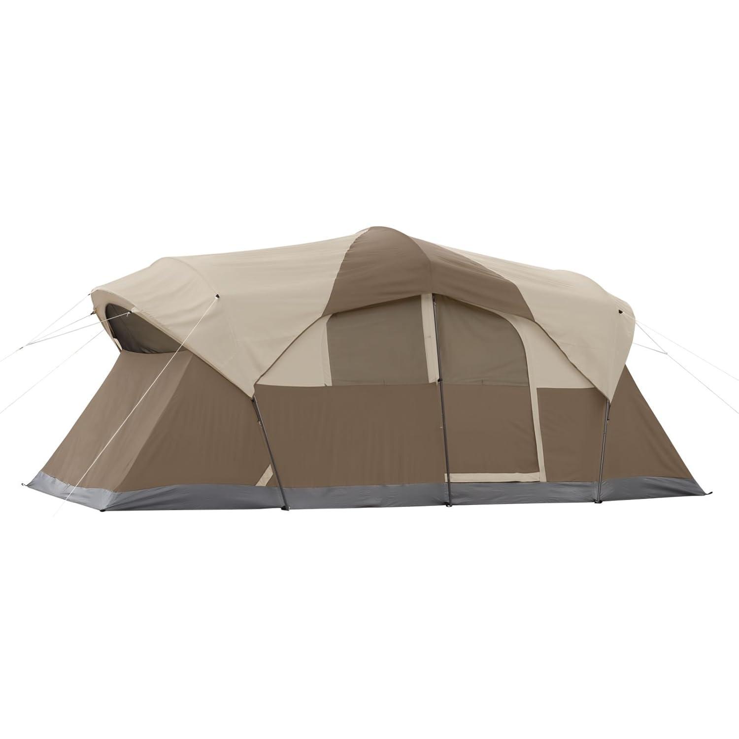 Coleman 10-Person Weather Master Dome Camping Tent with Hinged Door