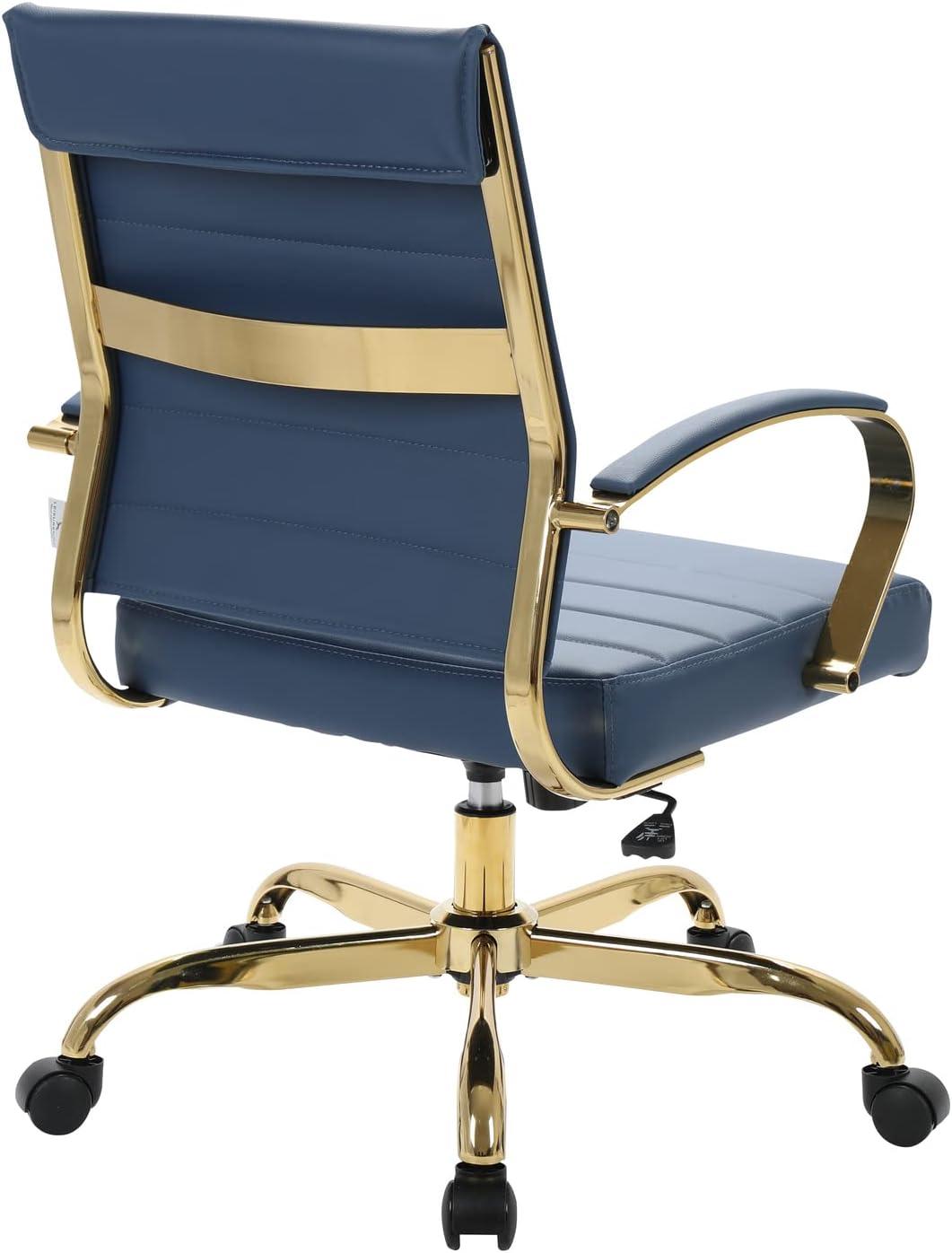 Everly Quinn Naudain Leather Office Conference Chair Modern Executive Meeting Room Chairs