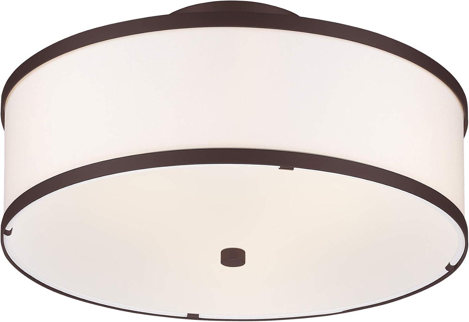 Livex Lighting Park Ridge 3 - Light Semi-Flush Mount in  Bronze