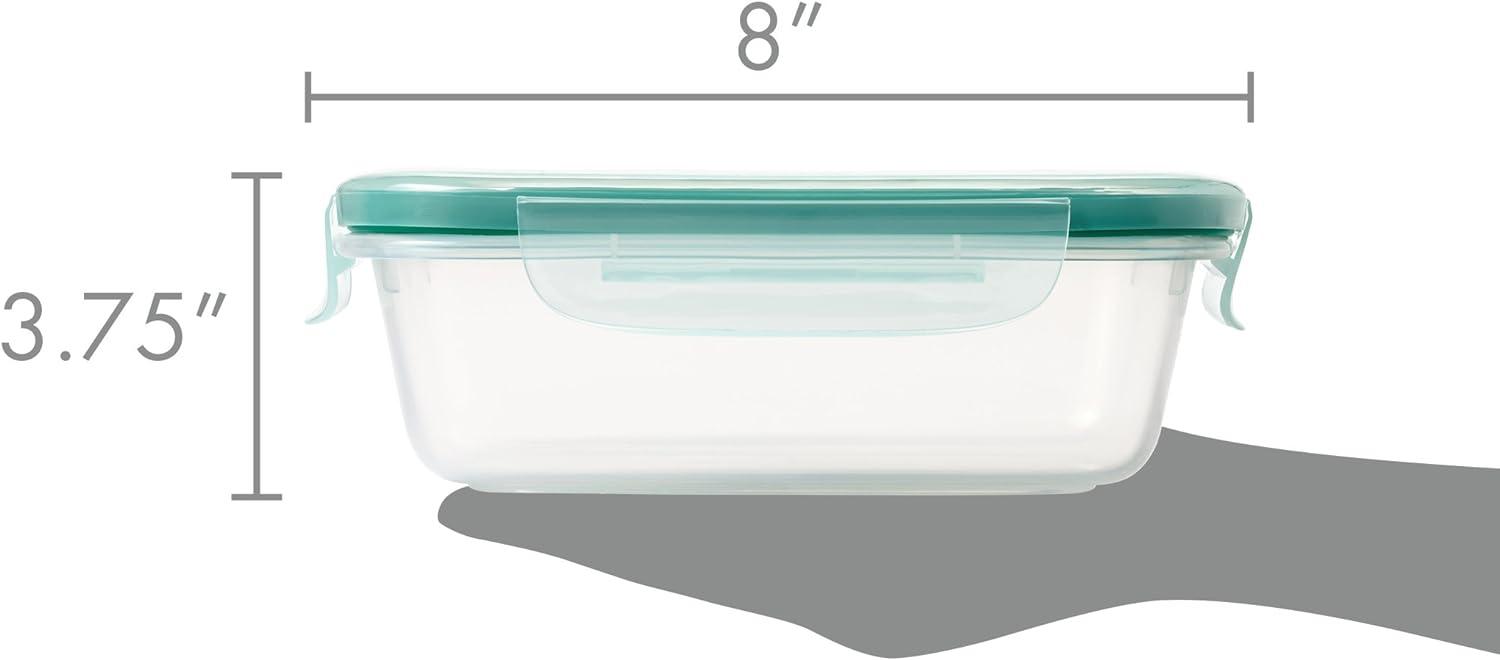 Clear Rectangular BPA-Free Plastic Meal Prep Containers