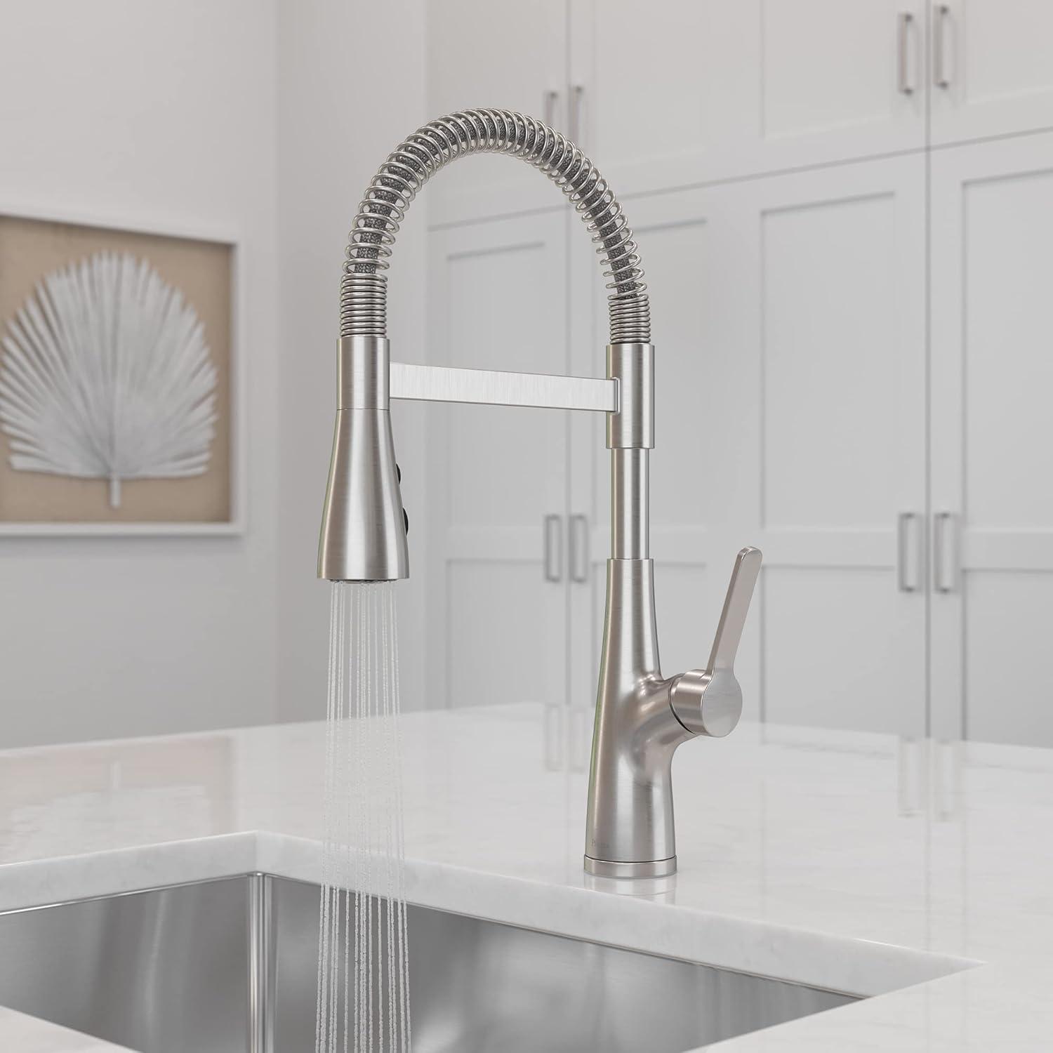 Pfister LG529NECS Neera Culinary Look Pull Down Single Handle Kitchen Faucet