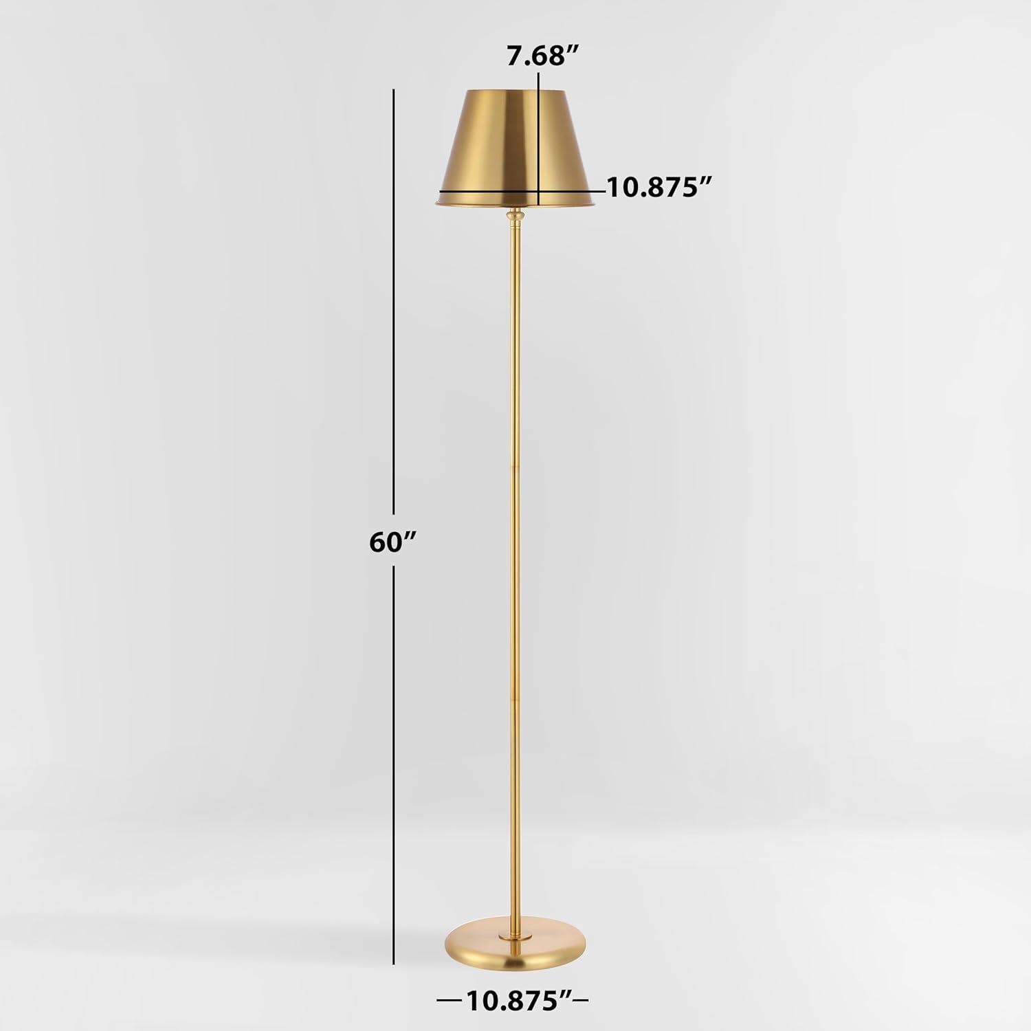 Asher 60" Floor Lamp - FLL4094 - Brass - Safavieh