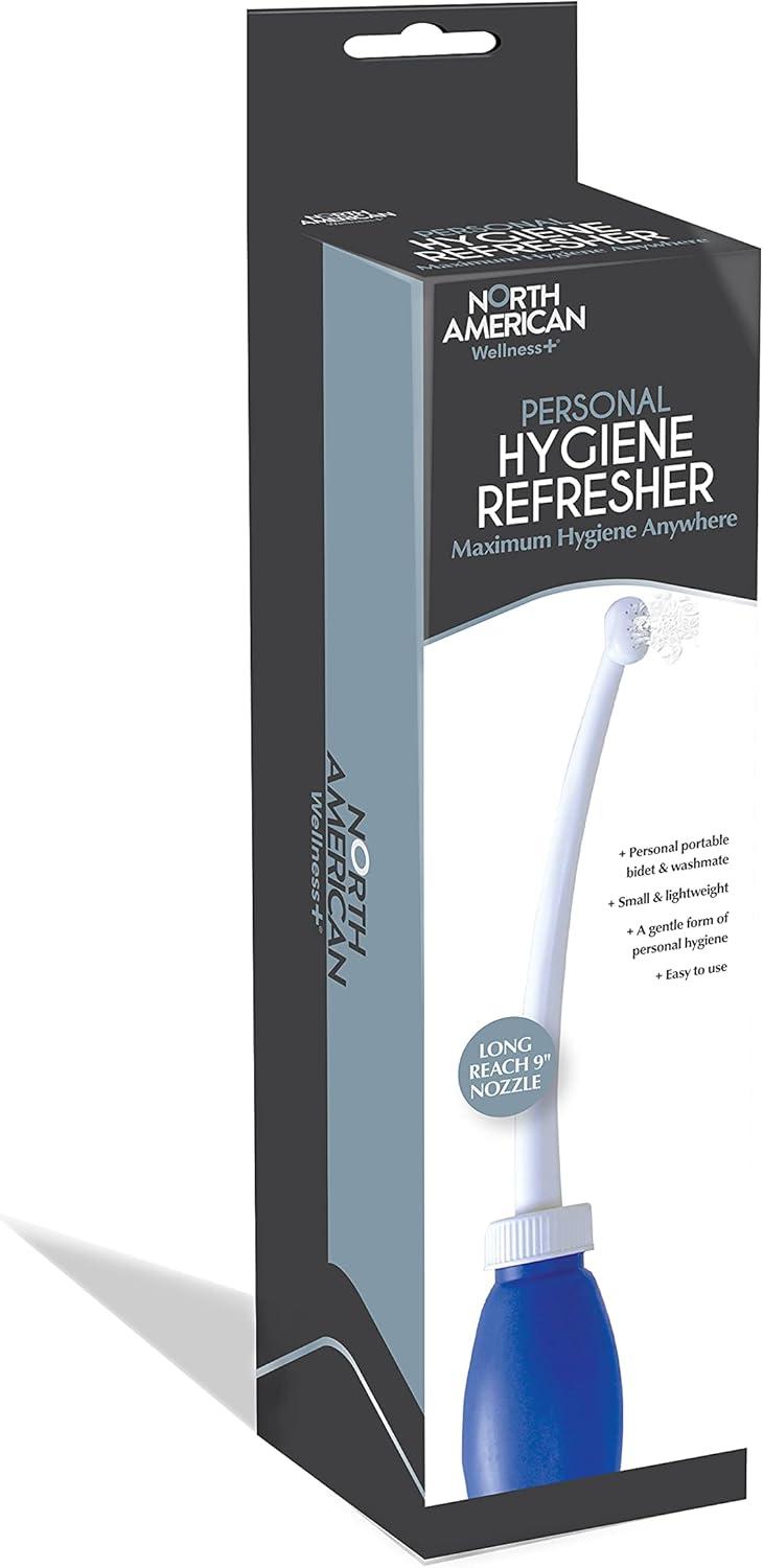 Jobar International Personal Hygiene Refresher - Hand Held Perineal Wash Personal Portable Bidet